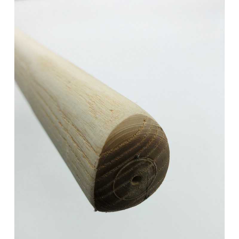 Manche En Hêtre 120 Cm Pour Outil De Jardin - Diamètre 42 Mm, Emmanchement à œil, Pour Houe, Croc, Serfouette
